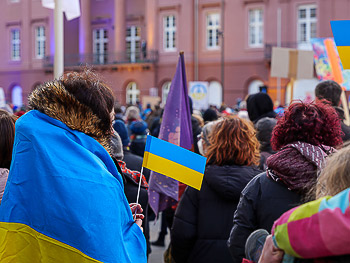 Ukraine Solidarität Demo KA 220306
